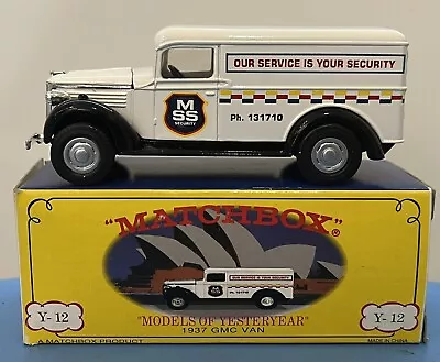 Matchbox Y-12 GMC Van - MSS Security Code 2/3 Models Of Yesteryear Automodels • £12.50