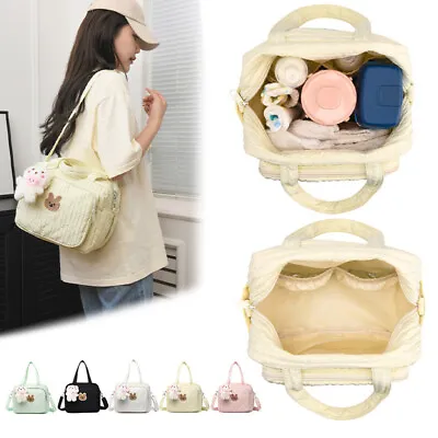 Diaper Bag Tote For Baby Girl Mommy Travel Diaper Multifunction Maternity Bag UK • £13.96