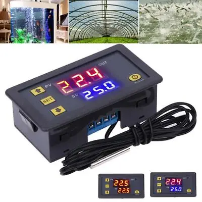 12V Temperature Controller Switch With Probe 20A Thermostat Control • $8.27