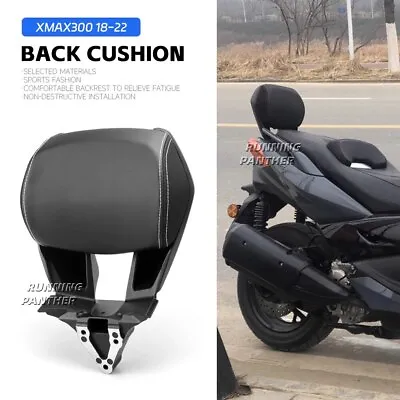 For Yamaha XMAX 300 2018-2022 Rear Passenger Seat Tailstock Backrest Cushion Pad • $205