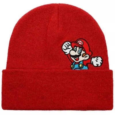 Super Mario Red Knit Cap Beanie Nintendo • $14.99