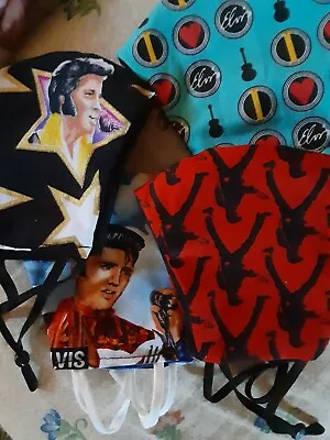 Elvis Presley Face Mask  $2.00 Shipping • $5