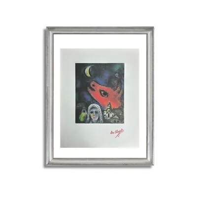 Marc Chagall  To The Moon 1953  Original Signed Lithograph Limited Edition • $130.50