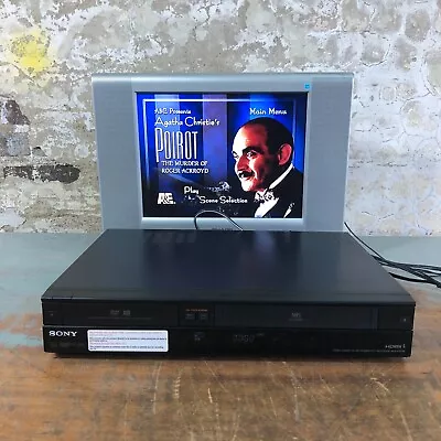 Sony RDR-VX535 VHS VCR/ DVD Recorder HDMI Upscale No Remote TESTED • $119.95