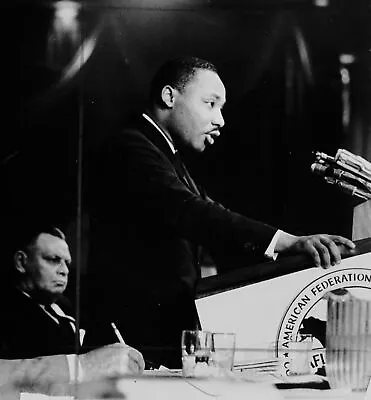 Dr. Martin Luther King Jr. Speaking At Afl-cio Event 8x10 Photograph Reprint • $8.49