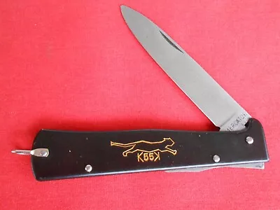 Mercator K55k 1 Blade Black Metal Handles Knife • $45