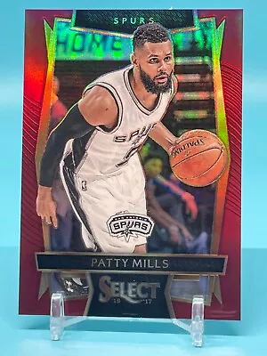 2016-17 Panini Select #37 Patty Mills Red Prizm /175 SSP Heat • $2.29