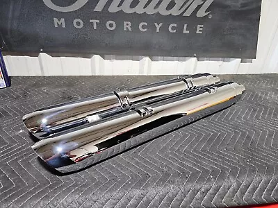 2014 To 2023 Indian Motorcycle Touring Stock Chrome Mufflers Exhaust • $100