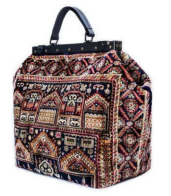 Large Victorian-style Mary Poppins Carpet Bag New From London Uk. Free Delivery • $253.72