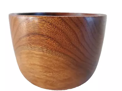 Hand Turned Artisan Crafted Handmade Black Walnut Bowl Signed E Caldwell • $22.99