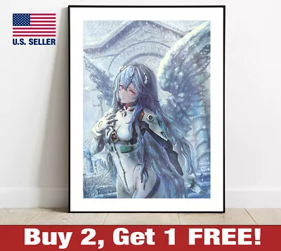 £17.39 • Buy Neon Genesis Evangelion Rei Ayanami Long Hair Poster 18  X 24  Print  Wall Art