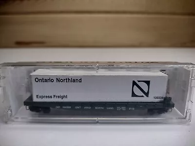 N Scale MTL Ontario Northland Flat Car With Load • $30