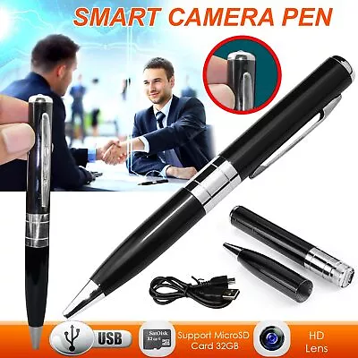 £9.89 • Buy 1080P HD Pocket Hidden Mini Pen Camera Body Camera Security Video Recorder DVR