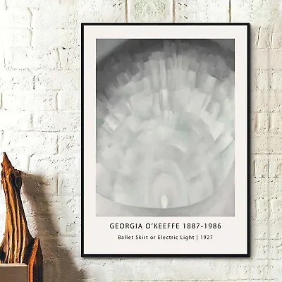 Georgia O'Keeffe Posters -  Electric Light - Vintage Art Paintings Abstract Art • $39.99