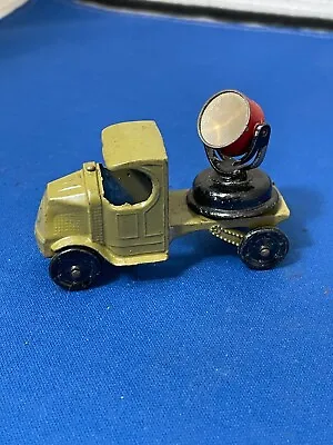 Vintage Tootsie Toy Army 1931 Mack Truck Searchlight Truck VERY GOOD CONDITION. • $24.99