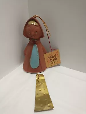 Pacific Stoneware Terracotta WIND BELLS Chime Vintage 1972 Read Desc See Pics • $32.95