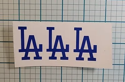 3 Los Angeles Dodgers Logo 1.5  Vinyl Decal Helmet Windows Car Truck Laptops • $2.49