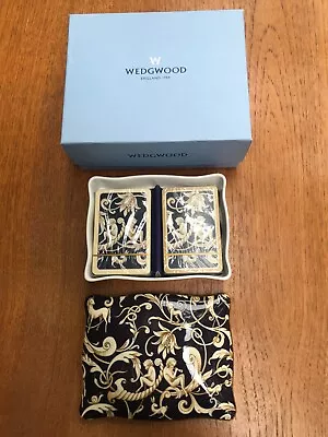 £24.97 • Buy Wedgwood Cornucopia Double Deck Playing Card Trinket Box & Lid With Cards Boxed