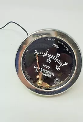 Murphy Pressure Gauge 25DP-15 • $21.81