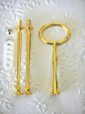 Cake Stand Handle / Fitting 3 Tier Gold Oval Centre Hardware For High Tea Party • $6.99