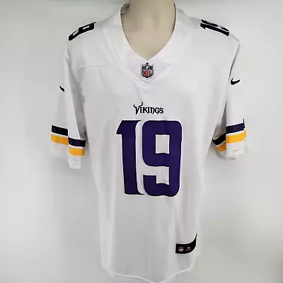 Minnesota Vikings Jersey Nike On Field Adam Thielen #19 White Stitched Size M • $34.95