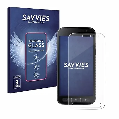 For Samsung Galaxy Xcover 4 / 4s Tempered Glass 3x Screen Protector Protection • £7.69