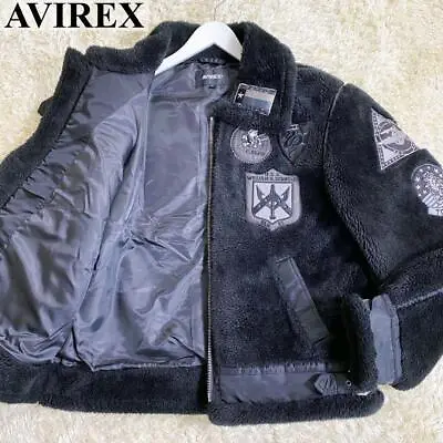 Avirex Boa B-3 Men's Jacket With Top Gun Patch Size XL Vintage Military Style • $273.93