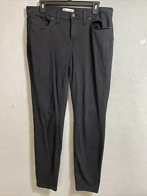 Madewell Mens Blackcotton Blend Skinny Strech Pants Sz 32x29 • $23.39