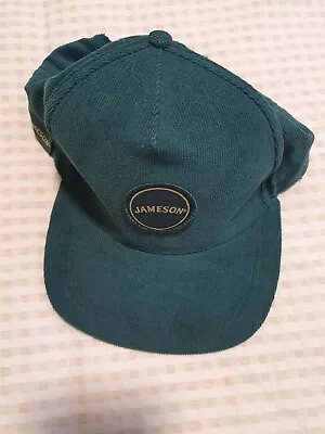 Jameson Green Corduroy Flat Brim Cap Hat Adjustable As New Collectable • $29