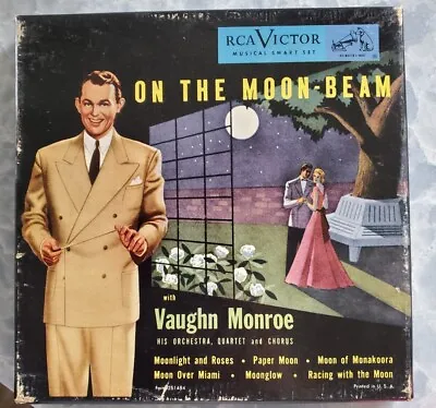 Vintage RCA Victor On The Moon - Beam Vaughn Monroe Orchestra 45 RPM Box Set • $10