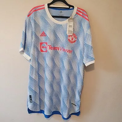 Manchester United Authentic XXL Player Issue Heat Rdy Adidas 2021/22 BNWT Shirt • £40