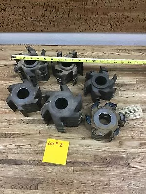 Lot Of Cutting Heads Used Came Off A Seco SK-523C Wood Moulder D-5 Lot #2 • $149.99