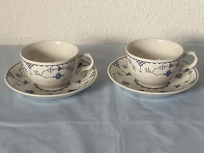 Masons Denmark Breakfast Cups And Saucers X 2 - VGC • £21.95
