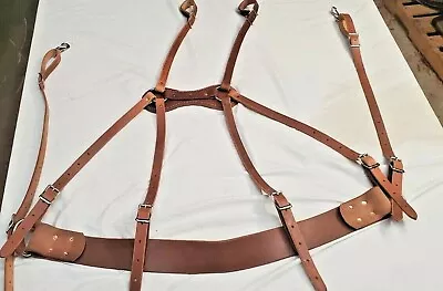 Made In USA Horse Or Mule Leather Saddle Breeching/Horse Tack/SADDLE/USA • $275