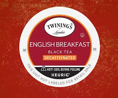 Twinings English Breakfast K-Cup Pods For Keurig Pure Black Tea 12 Count • $8.87