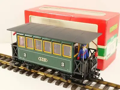 Lehmann 3040 LGB Passenger Car 3. Cl. Figurines Light Gauge G Boxed 1703-02-54 • £74.50