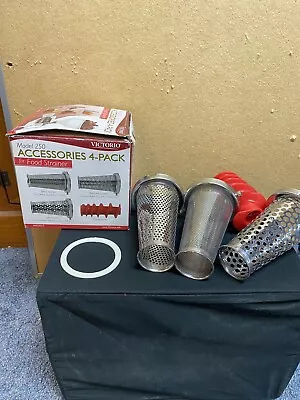 Victorio Model 250 VKP Brands Strainer Screen Set Of 4 4 Accessories • $30