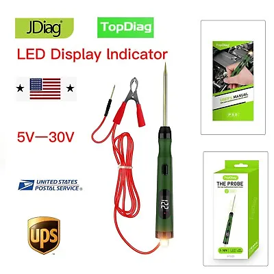 JDiag 5-30V Car Circuit Tester Power Probe Automotive Diagnostic Tool Test Pen • $4.99