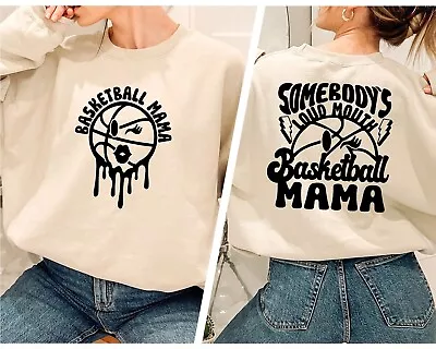 Match Day Sweatshirt Mothers Day Sweatshirt Basketball Mama Crewneck Gift • $26.99