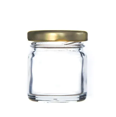 Mini Jam Jars 41ml Small Glass Jar With Airtight Lids Wedding Favours Hampers • £8.95