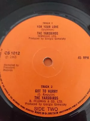 Charly - The Yardbirds - 45 Rpm 7  Single Vinyl Record - For Your Love • £1