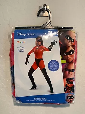 New Disney Mrs. Incredible Women's Costume XL 18-20 Red Pixar Disguise Halloween • $17.88