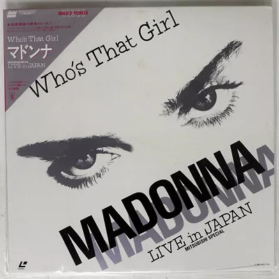 Madonna Who's That Girl Live In Japan Warner-pioneer Video 08wl35 Japan Obi Ld • $6.99