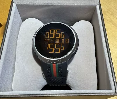 Gucci I-Gucci Sport Digital Men’s Wristwatch Black Strap • £250