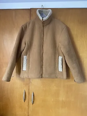 Jack Murphy Sheepskin Jacket Size Large • £8