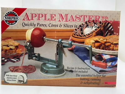 Apple Master Peeler Corer Slicer With Vacuum Base New • $16.89