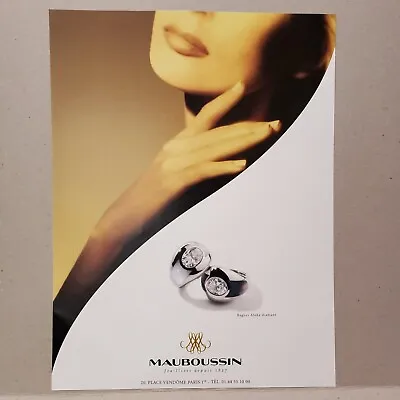 1998 Mauboussin Jewelry Jeweler Print Ad • $8.40