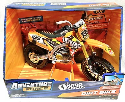 NEW Adventure Force Nitro Circus Motocross Dirt Bike 1:6 Scale Motorcycle Toy • $25.99