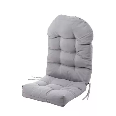 Garden Chair Cushion Seat Pad In/Outdoor Lounger High Back Chair Tie On Cushions • £19.94