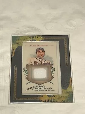 Mike Hampton 2008 Topps Allen & Ginter Framed Mini Relic Jersey Card AGR-MH • $1.99